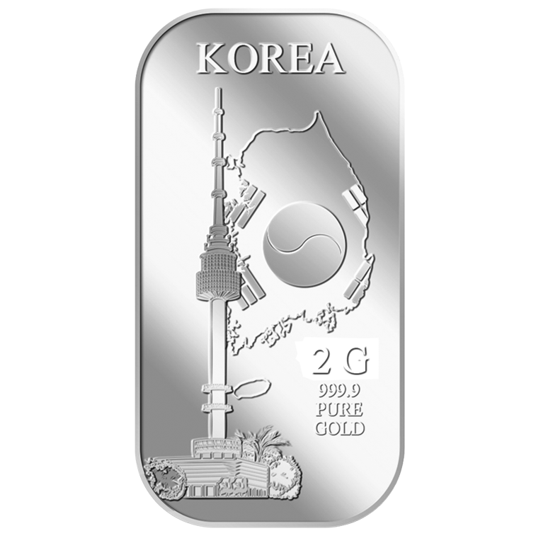2g Korea N Seoul Tower Silver Bar