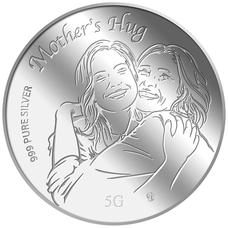 5g 2025 Mother's Hug Silver Medallion