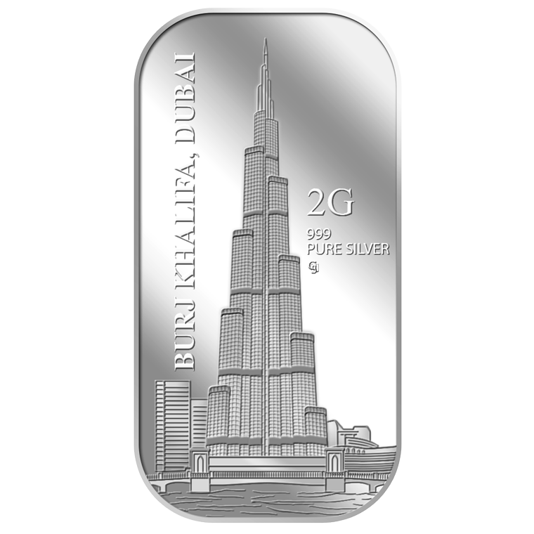 2g Burj Khalifa, Dubai Silver Bar