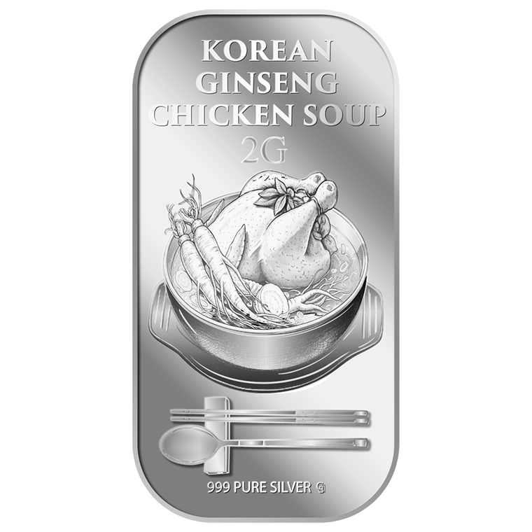 2g Korean Ginseng Chicken Soup Silver Bar